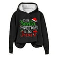 thumbnail image 2 of Prix Réduit! Aqestyerly Hauts de Noël à Manches Longues pour Femmes Imprimé de Noël Col Rond Pull Ample, 2 of 3