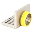 thumbnail image 1 of Floor Drain,Side Drain 304 Stainless L Shape Floor Drain Side Drain Versatile Functionality, 1 of 11
