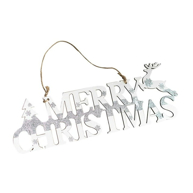 Adorno de árbol de Navidad Sunnimix Artesanía Elk 40x14cm