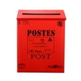 thumbnail image 1 of CIMAXIC Letter Case Ornament 1pc Multifunctional Letter Box Durable Post Box Decor Photo Props for Decoration,11.42"X8.66"X2.36", 1 of 4