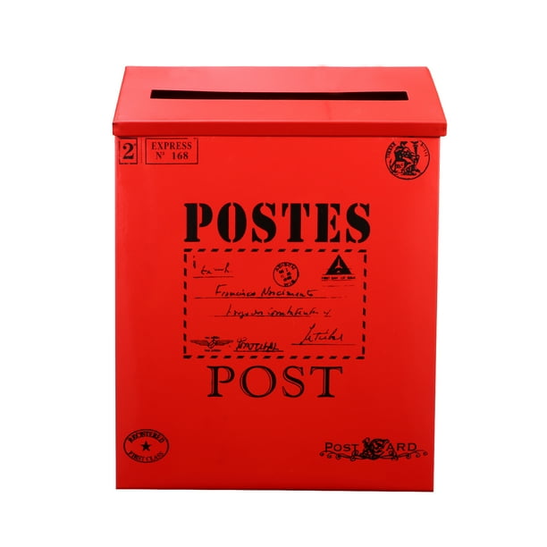 1pc Buzón multifuncional Buzón de correos duradero Decoración Accesorios fotográficos para decoración