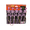 PURPLE, variant on Charmed Plastic Glow in the Dark Skeleton Garland, 60-in. Strands; 5 Yellow Skeletons: 1.5"x6.75"