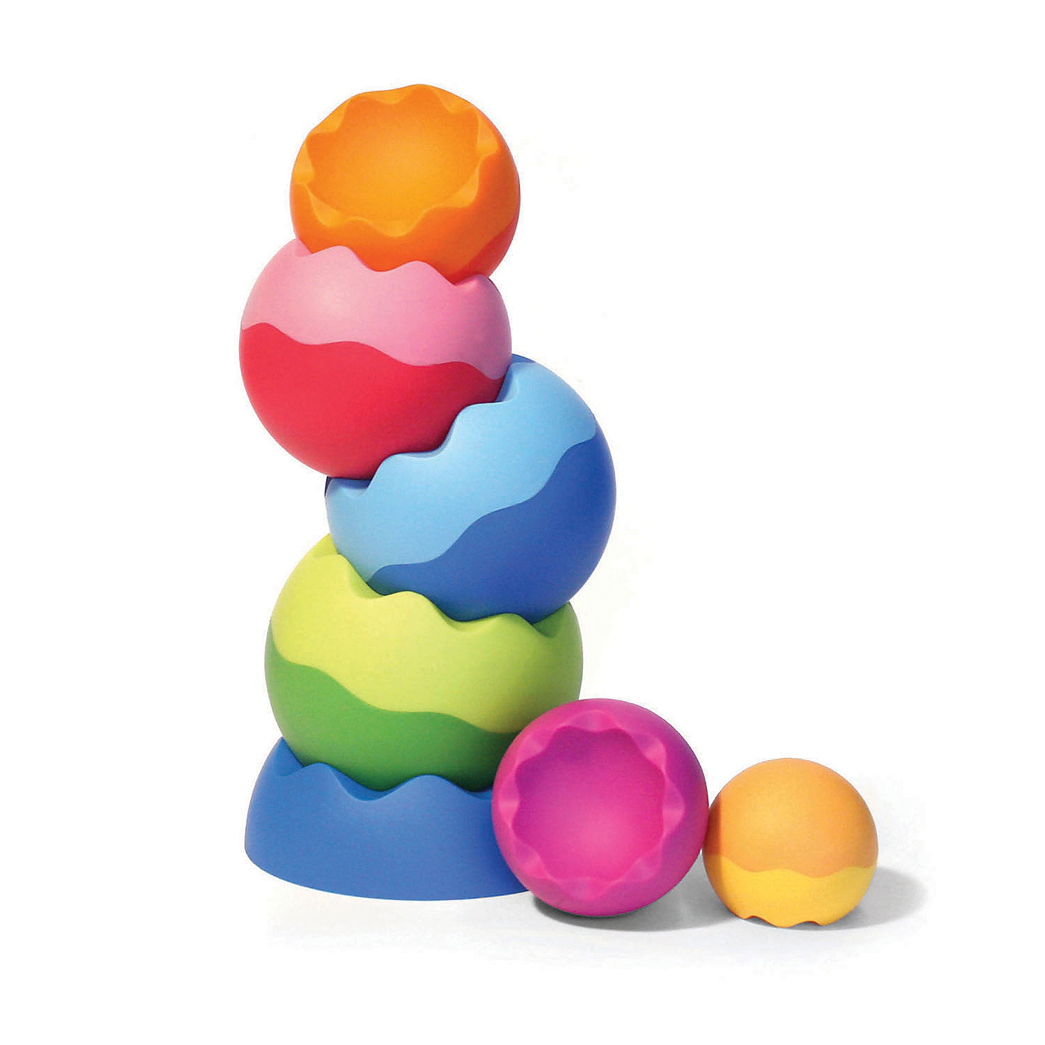 Excellerations Plastic Fun Pop Linking Beads Set - 28 Unique