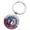 G005- Style E, variant on Memorial 250Th Anniversary, Usa, Metal Ring, Stainless Steel Key Ring, Souvenir Gifts, Metal Keychain, Stars Motifs, Keyring, 2 In, 1 Pc