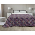 thumbnail image 1 of Vintage Down Alternative Comforter, Grungy Composition with Rich Flower Gentle Spring Foliage Revival, Microfiber Quilt for All Season, 5 Sizes, Multicolor, by Ambesonne, 1 of 3