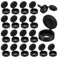 thumbnail image 1 of Tapas cubre tornillos Etauwe de plástico negro de 16 mm, 150 unidades, 1 of 6