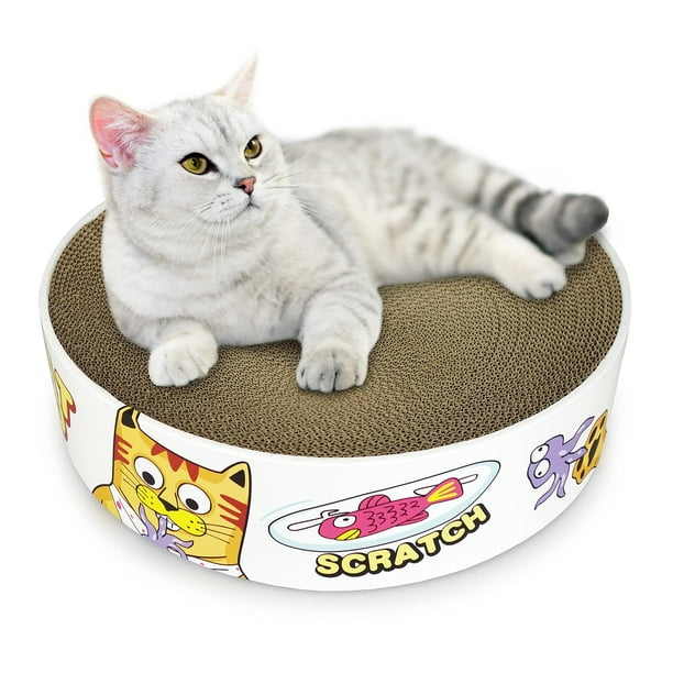 TTcAT cat Scratcher cardboard,cat Scratch Bowl cat cardboard Pad for Indoor cats,Durable Recycle
