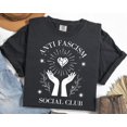 thumbnail image 1 of T-Shirt de Protestation Anti-Fascisme pour Club Social, 1 of 4