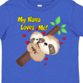 thumbnail image 4 of Inktastic My Nana Loves Me Boys or Girls Toddler T-Shirt, 4 of 5
