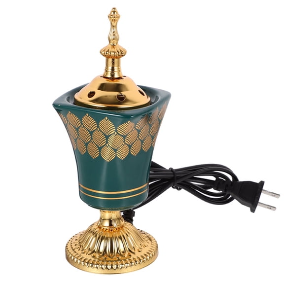 Plug-in Incense Burner Indoor Sandalwood Incense Burner Charcoal Incense Burner Middle Eastern Decoration US Plug