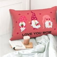 thumbnail image 4 of Fotbe Love You Mom Funda de Almohada Decorativa Estilo Occidental, Lujo en Algodón, Fundas para Almohadas King, Cojín Estampado para Decoración del Hogar-20"x30", 4 of 6