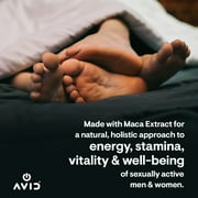 Avid Maca Root Gummies Natural Supplement for Vitality & Fertility Support, 60-Count