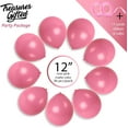 thumbnail image 2 of Matte Rose Pink Balloons - 12 Inch Latex Balloons - 36 Pack, 2 of 8