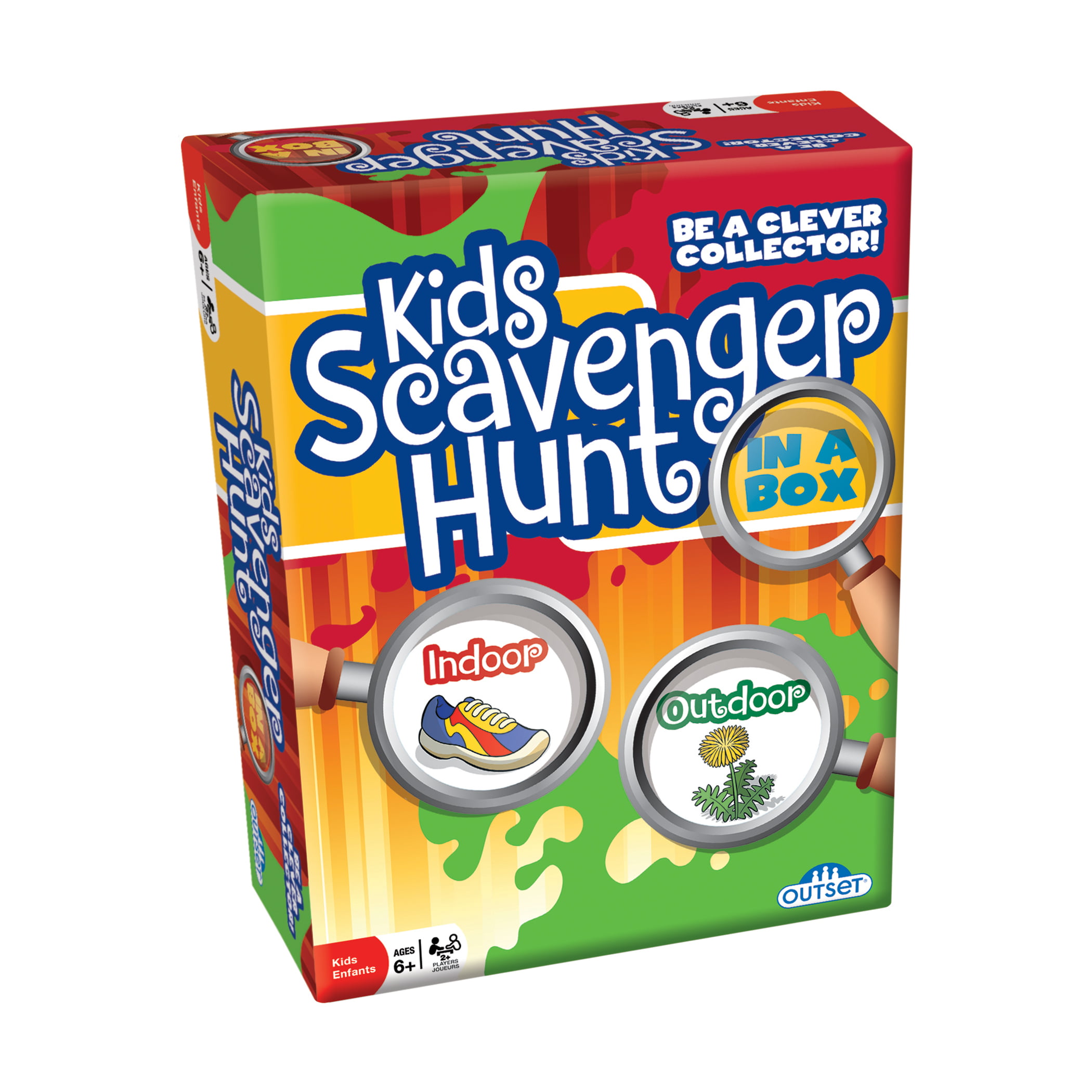 Exclusive Green Yellow Family Scavenger Hunt Game – Contains Over 200 Cards – Fun Party Game for The Whole Family 2 or More Players Ages 6 and up by Outset Media Blue