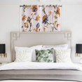 thumbnail image 3 of Pink Spring Floral Kitchen Curtains Window Panels, Summer Botanical Vintage Birds Insulated Window Treatment Curtain, Grommet Curtains for Bedroom/Living Room/Bathroom, 2 Piece 42"Wx45"L, 3 of 8