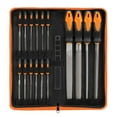 thumbnail image 2 of 17 Pcs/set Carbon Steel File Kit Rubber Handle ;;; ;;; ;;; ;;; Rasp Set Metal Wood Glass Ceramic Polishing Tool, 2 of 9
