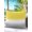 Yellow, variant on 1 Pack Outdoor Throw Pillow, Yellow White Grey Ombre Waterproof Pillow with Insert Included, Modern Abstract Aesthetics Decorative Accent Cushion Sofa Pillows for Patio Porch, 18 x 18 In