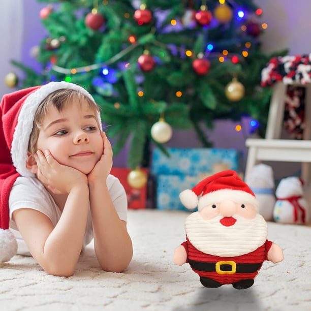 Adornos navideños, juguete interactivo para perros, peluche resistente a los golpes, ideal para festivales.