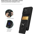 thumbnail image 5 of for Motorola Moto G32 Case with Slide Camera Cover, Heavy Duty Protective with Ring Kickstand & Card Holder Cell Phone Case for Motorola Moto G32 LJK Red, 5 of 10