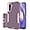 Pink/Purple, variant on for Samsung Galaxy S23-FE Case, and Glass Screen Protector, Dust-Proof Port Cover, Full Body Silicone Rubber Covered, Non-Slip Drop-Proof Phone Case for S23 FE 5G(2023), Green/Grey