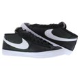 thumbnail image 3 of Nike Blazer Low Pro Club Leather Unisex Shoes Size 10, Color: Black/White/Anthracite, 3 of 3