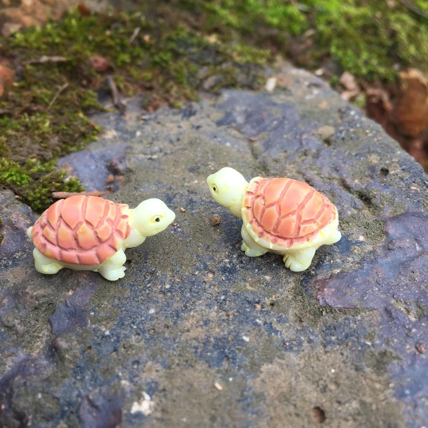 WOZADU 300 PCS Luminous Mini Resin Turtles – Tiny Figures For Crafts, Fairy Gardens, & Miniatures - View #6
