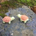 thumbnail image 4 of 22 Pcs Resin Mini Turtles Miniature Turtle Statue Miniature Figurines Fairy Garden Accessories Cake Toppers Decoration Set for Succulent Planter Moss Landscape DIY Terrarium Home Décor, 4 of 7