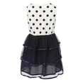 thumbnail image 2 of Richie House Girls' Polka Dot Dress with Layered Bottoms RH1628, 2 of 2