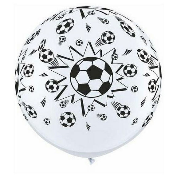 LOONBALLOON Soccer Balloons, 36″ SOCCER BALLS-A-ROUND