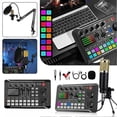 thumbnail image 2 of F998 Live Sound Card & BM800 Condenser Mic Kit Podcast Equipment for Streaming Podcasting, 2 of 5