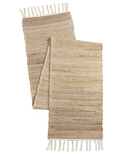 13x108 INCH Rustic Farmhouse Tabletop for Parties Dining Table Natural Fiber Eco Friendly Jute Hand Woven Long Table Runner