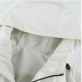 thumbnail image 4 of Sakmal Long Sleeve Women'S Coats Under $10 White Snow Wear Breathable Lightweight Solid Outdoor with Hoods Hiking Ladies Jackets, 4 of 6