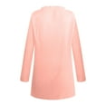 thumbnail image 6 of "Trendy 2022!" Olyvenn Long Sleeve Cardigan Autumn Coat Blouse Womens Tops Plus Size Loose Casual Fashion Women Solid Pink M, 6 of 7