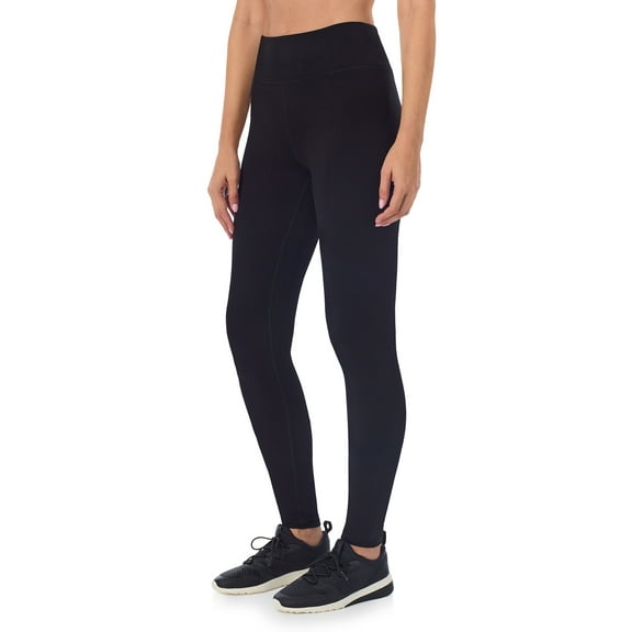 ClimateRight by Cuddl Duds Women’s Essential Base Layer Livaeco Jersey High Rise Legging