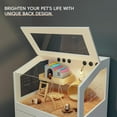 thumbnail image 7 of Betterhood Hamster Cage with Storage Cabinet,Hamster Cag for Small Animals, Large Hamster Cage and Habitat with Easy View Acrylic Panels for Hamster, Rabbit, Hedgehog (24"x19"x40"), 7 of 7