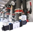 thumbnail image 4 of Pneumatic Solenoid Air Valve,4V220-08 1/4" Inlet Outlet Pneumatic Air Valve Solenoid Valve Convenient Use, 4 of 9