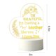thumbnail image 3 of Luz nocturna LED 3D para el Día de la Madre - Regalo de bienvenida acrílico con luz blanca cálida, USB/batería, lámpara de ambiente para dormitorio y salón, 3 of 6