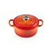 thumbnail image 3 of Le Creuset Four Hollandais Rond Signature en Fonte Émaillée, 2 Qt, Flamme, 3 of 10