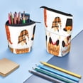 thumbnail image 5 of Lsque Autumn Gnomes-1 Pattern Telescopic Pencil Bag Pen Holder Stationery Case, Stand-up Retractable Transformer Bag Organizer, 5 of 6