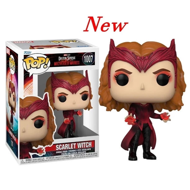 2025 NUEVA LLEGADA FUNKO POP Doctor Strange Multiverse of Madness Scarlet Witch #1007 Modelo de decoración de juguete para niños Regalo de cumpleaños