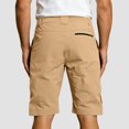 thumbnail image 6 of Zshosam Workout Shorts Men Men's Extreme Motion Crossroad Cargo Short for Summer (Khaki,L), 6 of 9