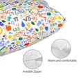 thumbnail image 3 of KLL Housses de Coussin Éducation et Science Fermeture Enveloppe, Super Douce et Confortable Housse de Coussin en Polaire Pelucheuse-20"x30 Pouces, 3 of 6