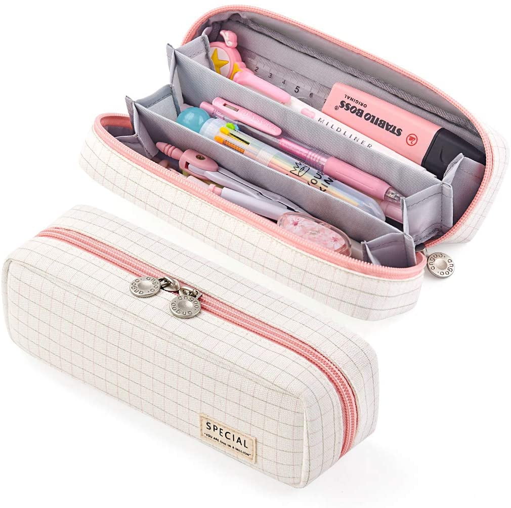 Deli® Pencil Bag School Supplies Student Stationery Pencil Bags For Girl Large 