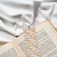thumbnail image 6 of Kdxio Tropical Flamingo Pineapple Print Metal Tassel Bookmarks,Perfect Gift for Art Lovers and Bookworms Metal Bookmarks for Women, 6 of 8