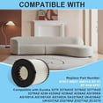 thumbnail image 5 of DCF-21 Vacuum Filter Compatible with Airspeed AS1000 EF91B 67821 68931 68931A EF91 EF-91 EF-91B | Washable Reusable Replacement Filter | 3271AVZ 3271BLU (Pack of 2), 5 of 7