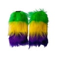 thumbnail image 4 of 1 par de calentadores de piernas , fundas para botas de invierno para ropa de fiesta, chica de vacaciones, señora Yinane Calentadores de piernas de felpa, 4 of 8