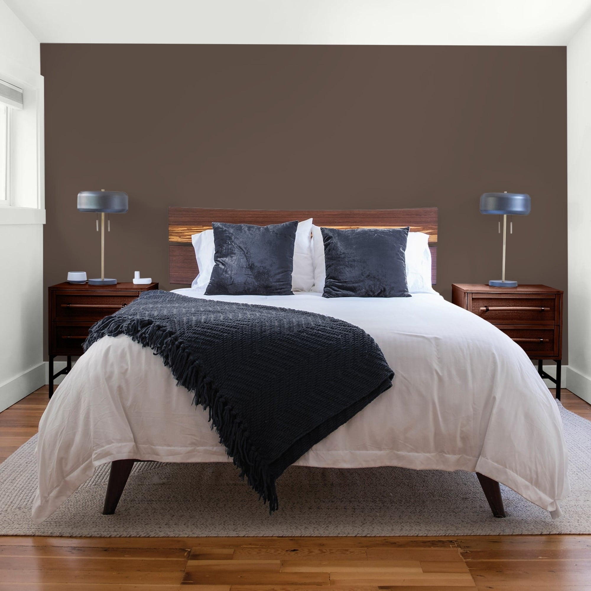 Glidden HEP Sarsaparilla / Brown, Flat Interior Paint with Primer, 1 Quart