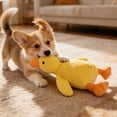 thumbnail image 4 of YoGold Squeaky Duck Dog Toy – Soft Plush Squeaker Toy, Yellow, for Small Medium Large Dogs (Yellow), 4 of 6