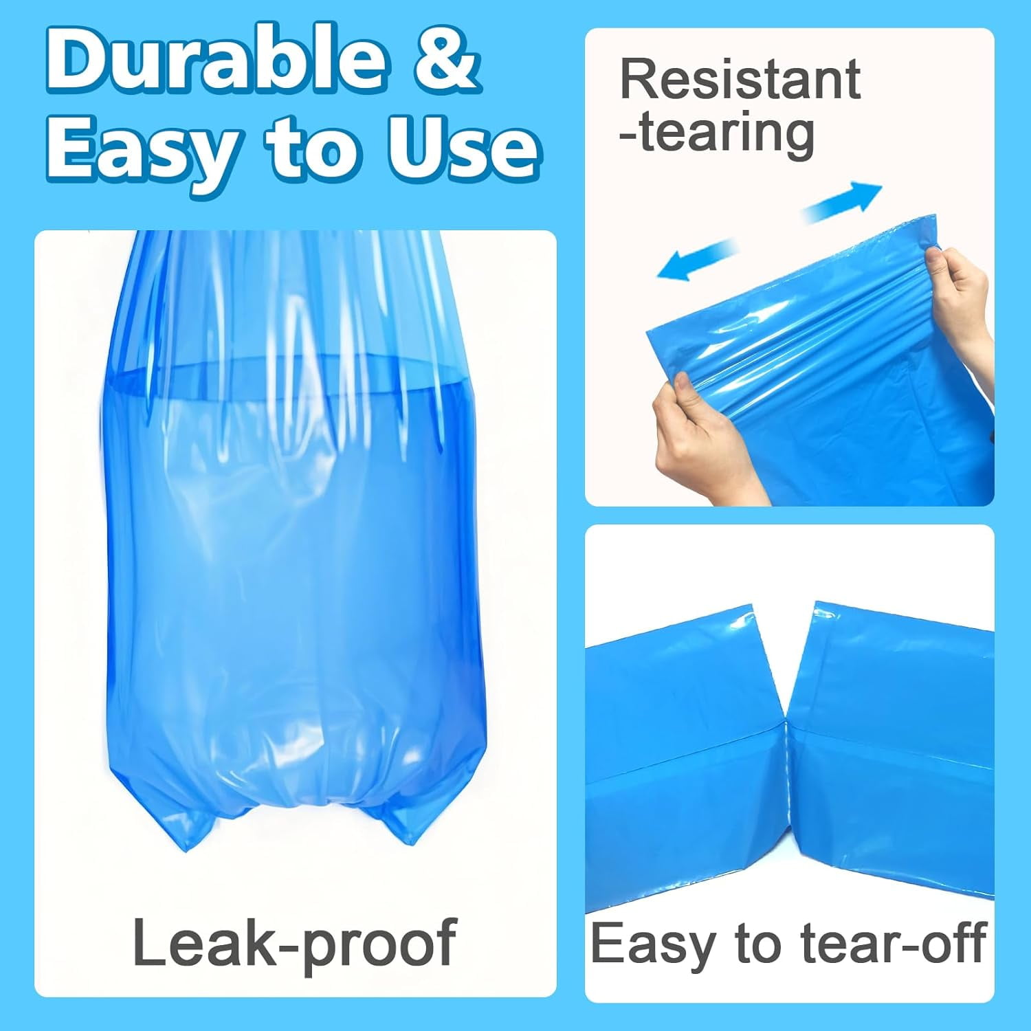Refills Compatible with Genie Easy Roll Signature Diaper Pail and Platinum Diaper Pail, 60 Bags Hold up to 2800 Newborn Diapers, Extra Thickness Powerful Odor Eliminate, Fresh Fragrance Easy to Use