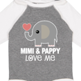 thumbnail image 4 of Inktastic Mimi and Pappy Love Me Boys or Girls Long Sleeve Baby Bodysuit, 4 of 5